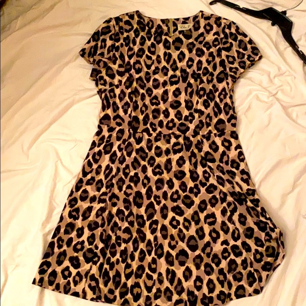 Eliza J leopard dress size 14